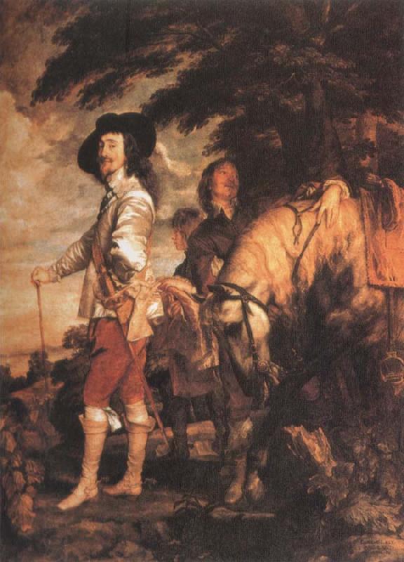 Anthony Van Dyck King of England at the Hunt oil painting picture